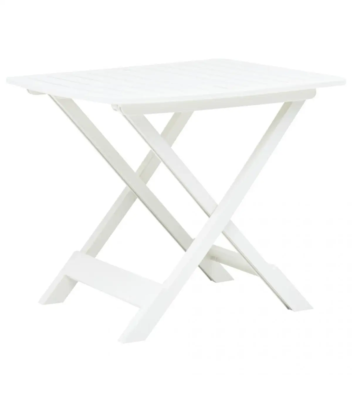 Garden tables white plastic folding garden table 79x72x70 cm