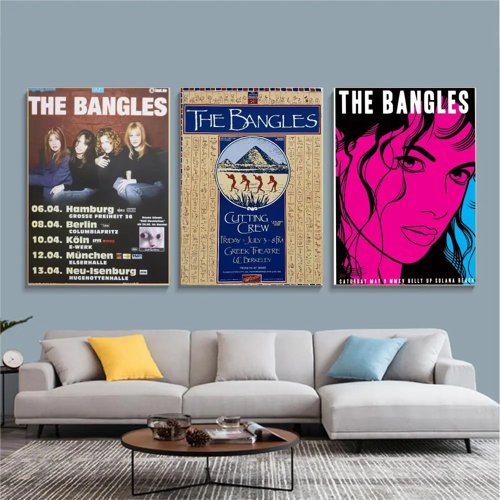 band T-The Bangles-S Painting Calligraphy Nature Inspired Artwork for Living Room  Home Decoration