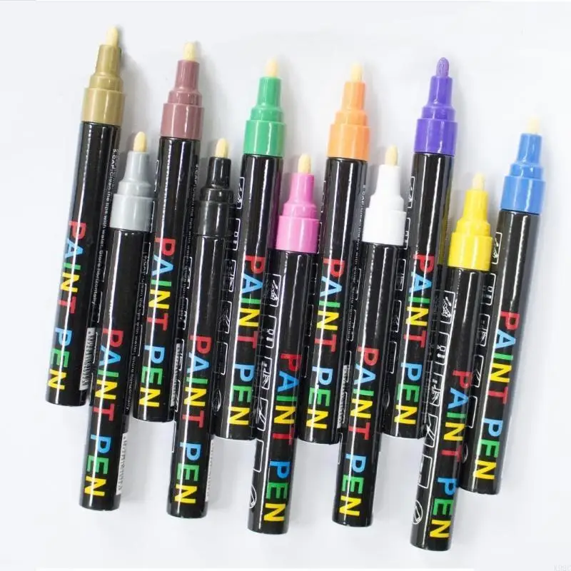 Car Scratch Repair Pens Drawing Pens 12 Colors Paint Pens Markers Graffiti Pens K92C