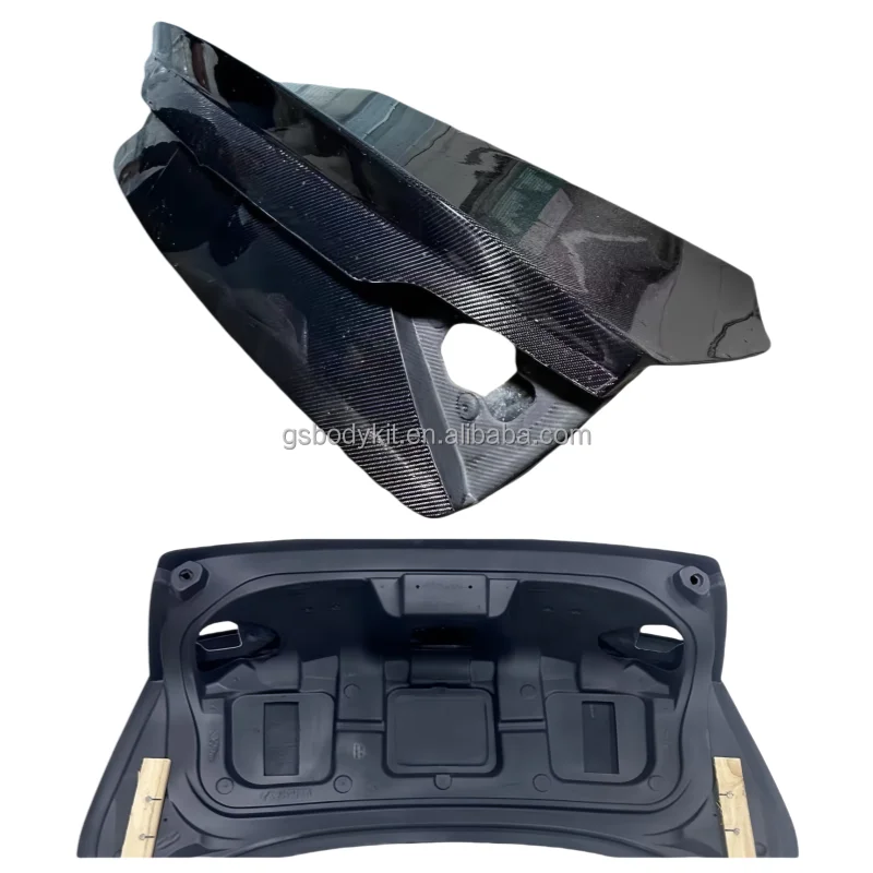 

For Maserati GranTurismo Carbon Fiber Rear Luggage Lid-Maserati GT GTS Trunk Lid Carbon Fiber Tail Cover Fender Body Kit