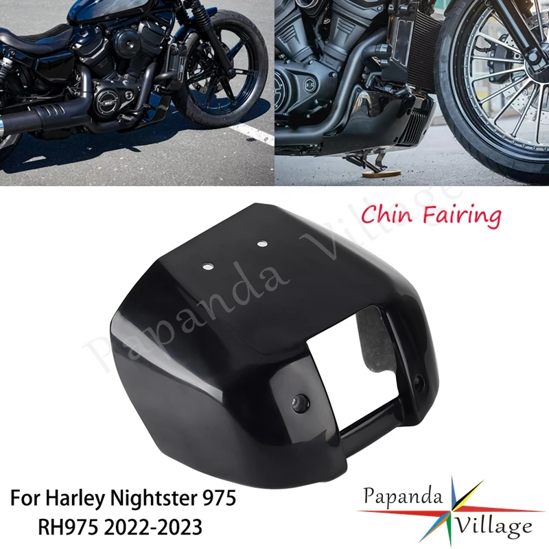 

Fiber Glass FRP Motorcycle Accessories Lower Fairing Air Dam Front Lower Bottom Guards For Harley Nightster 975 RH975 2022-2023