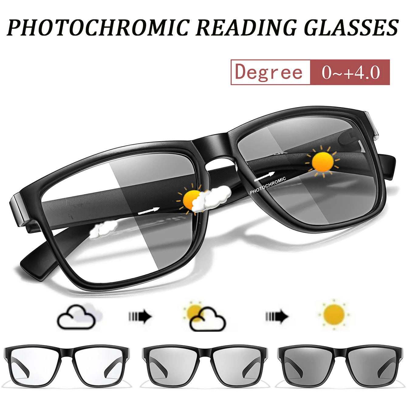 10 أزواج إطار مربع اللونية المضادة للضوء الأزرق نظارات للقراءة بالجملة التجزئة الكلاسيكية طويل النظر تصفح الإنترنت نظارات