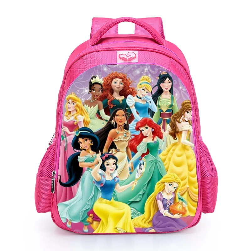 Mochilas escolares de princesa rosa para niñas, mochila primaria para niños, mochila preescolar, mochila, regalo para niños