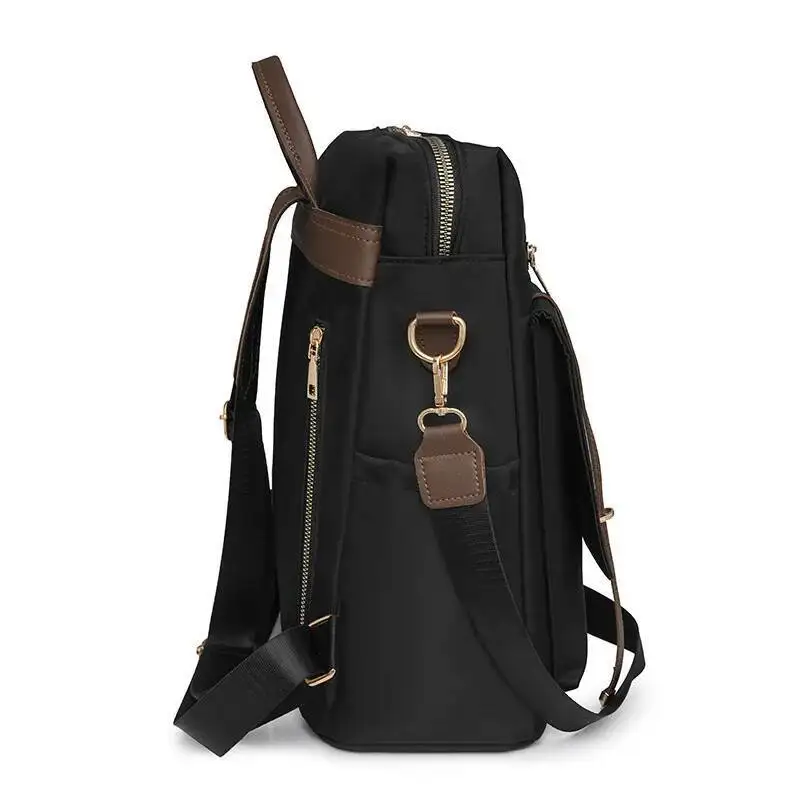 Outdoor Travel Backpack Versatile Student School Bags On Sale 2025 Newest Casual Color-Block Nylon Women's Backpack