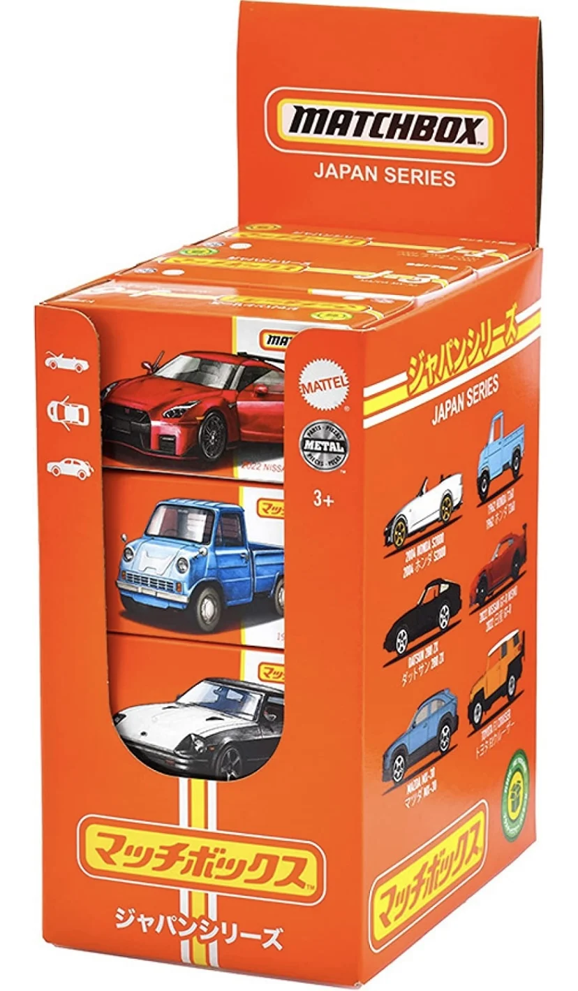 Original Matchbox Car Japan Series Diecast 1:64 Voiture 70th Anniversary Honda Datsun Mazda Nissan GTR Kid Boy Toys for Children