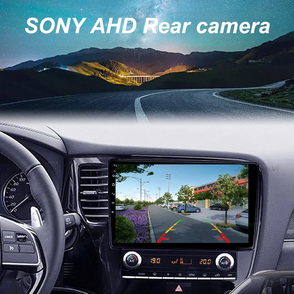 أندرويد 15 Carplay Auto 2K شاشة راديو السيارة مشغل وسائط متعددة لميتسوبيشي أوتلاندر 3 GF0W GG0W 2018 - 2021 Autoradio ستيريو #1