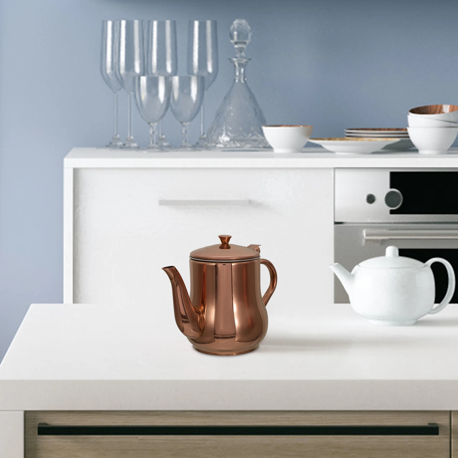 

Humanized Handle Stainless Steel Grease Storage Pot Anti-Spill Design Holder For Kitchen Frying Grease Container