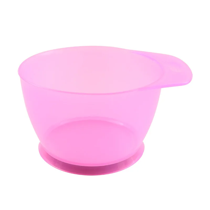 Plastic DIY Hair Coloring Dyeing Tinting Bowl Hair Color Cream Mixing Bowls Salon Hairdressing Styling Tool with Handle