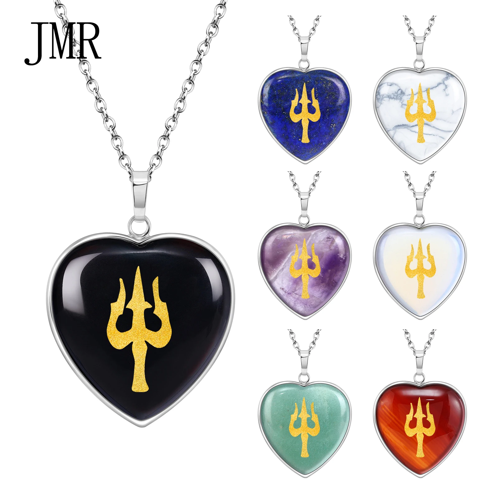 

Trident Symbol Necklace Pendant Spiritual Power Protection Jewelry Norse Viking Symbol Shiva’s Trishula Balance Amulet