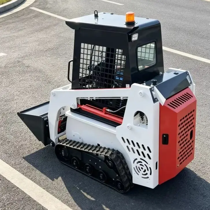 

Customized Material Handling Skid Steer Loader, Ride-on 4WD Skid Steer Loader, Road Material Transfer Equipment