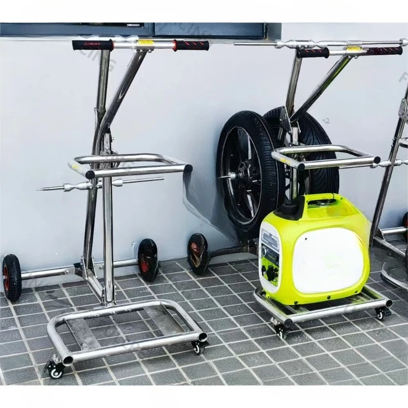 Suitable for motorcycle maintenance inspection tools, stainless steel tire racks, multi-functional models
