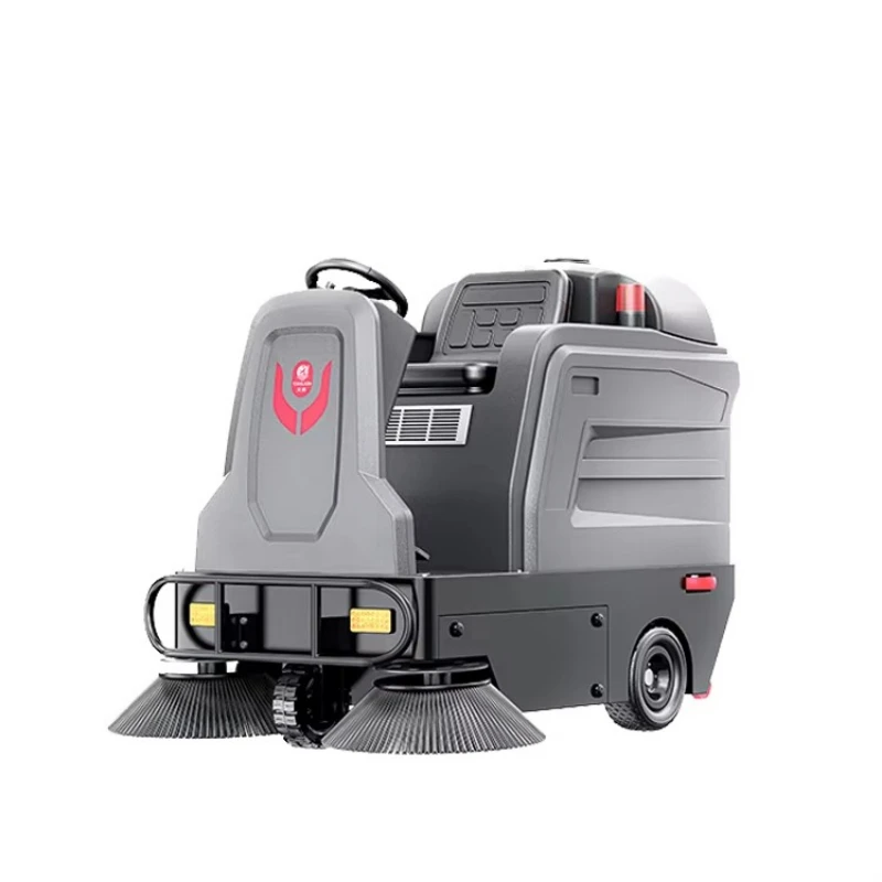 CleanHorse M3 Industrial Automatic Street Sweeper Car Ride on Road Industrial Outdoor Floor Sweeper Cleaning Machine