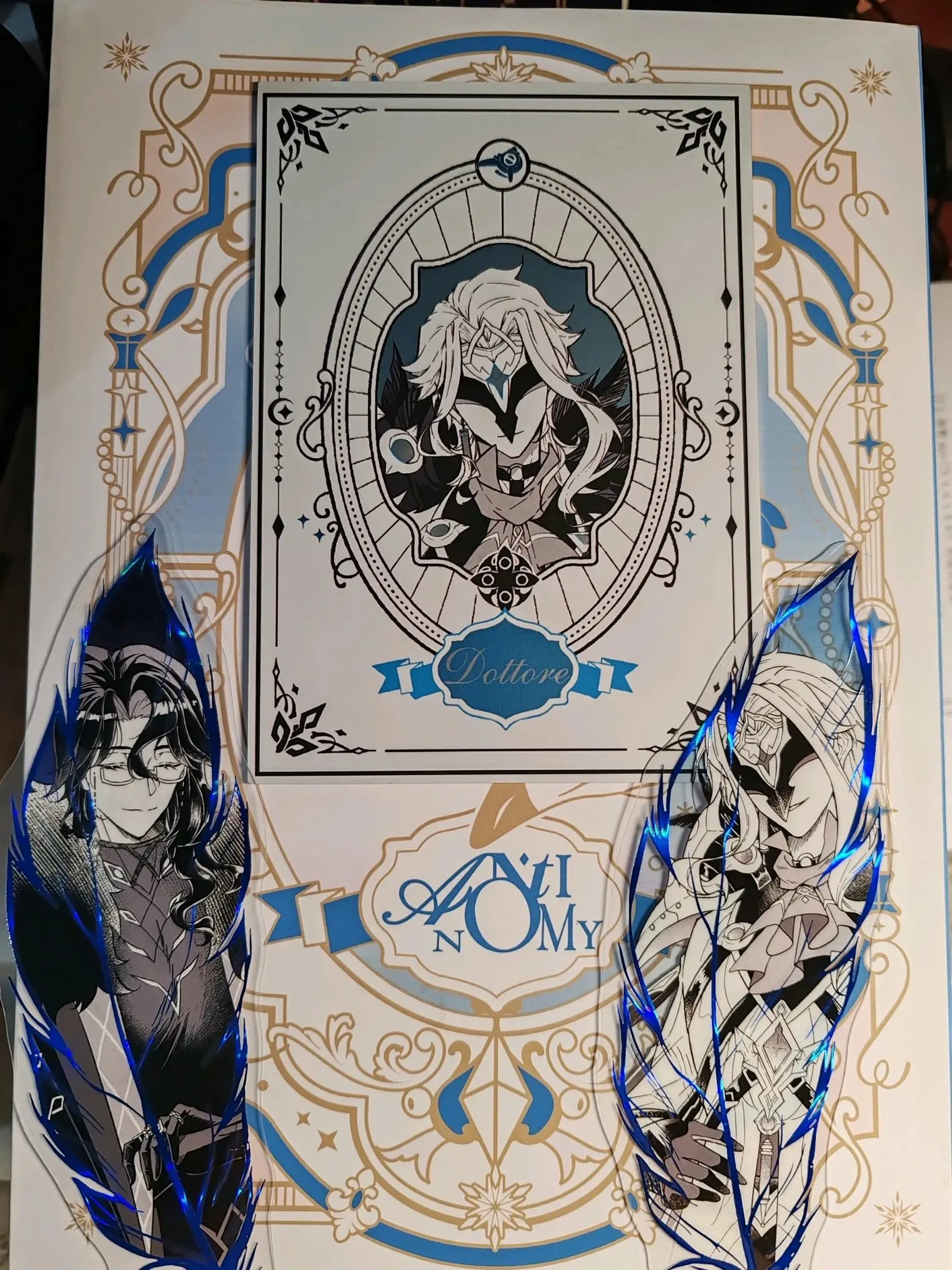 2026 New Arrival Pre-sale Genshin Impact Dottore Pantalone Comic Book Clear Card view 5