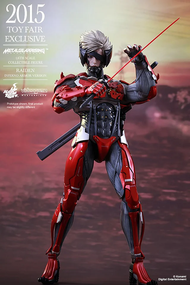 Ht hottoys vgm19 engrenagem metálica subindo: revengeance 1/6th