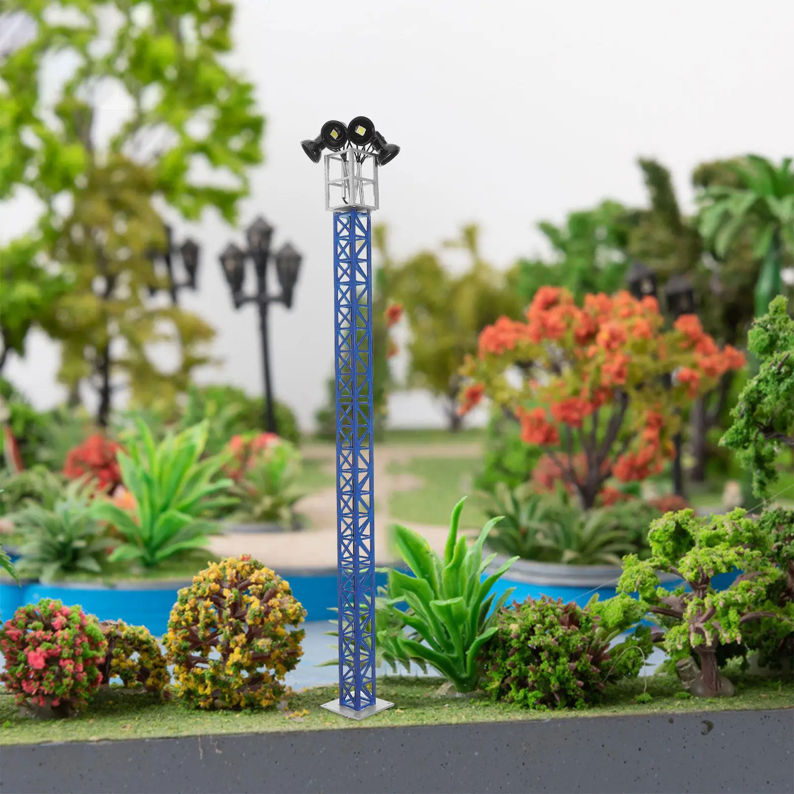 Mini Railroad Light Sand Table Prop Green Yellow Red Traffic Lamp for Micro Landscape Decor view 6
