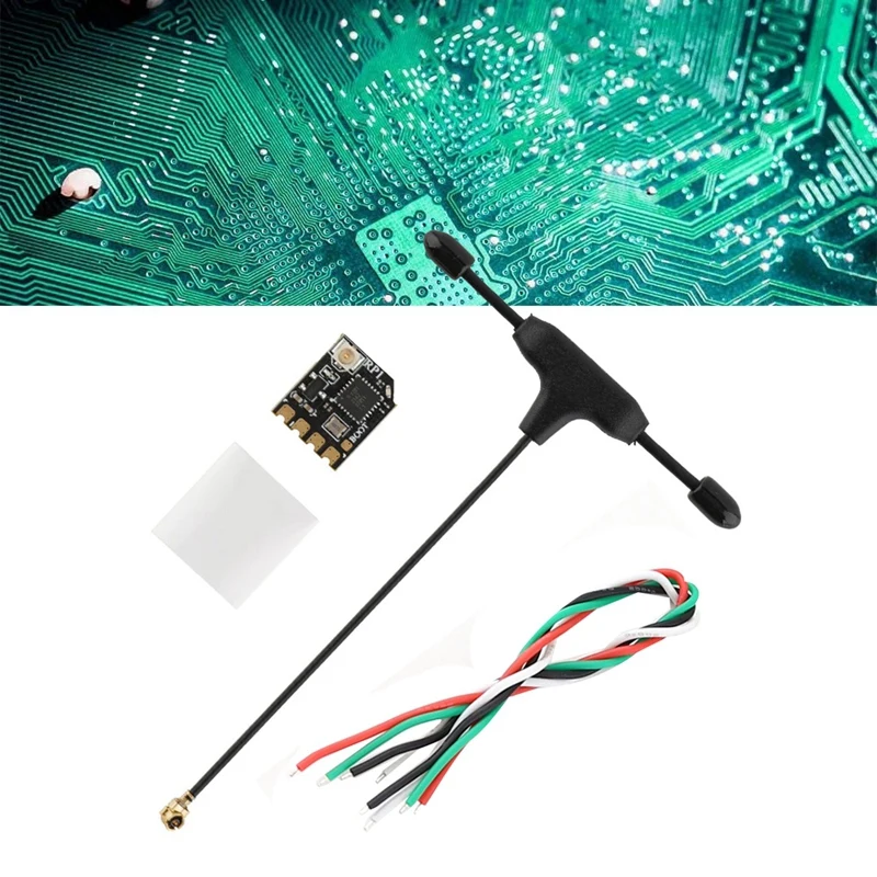 RP1 2.4Ghz Expresslrs ELRS Nano Receiver With T-Shaped Antenna For TX16S ZORRO TX12 ELRS Version Easy Install