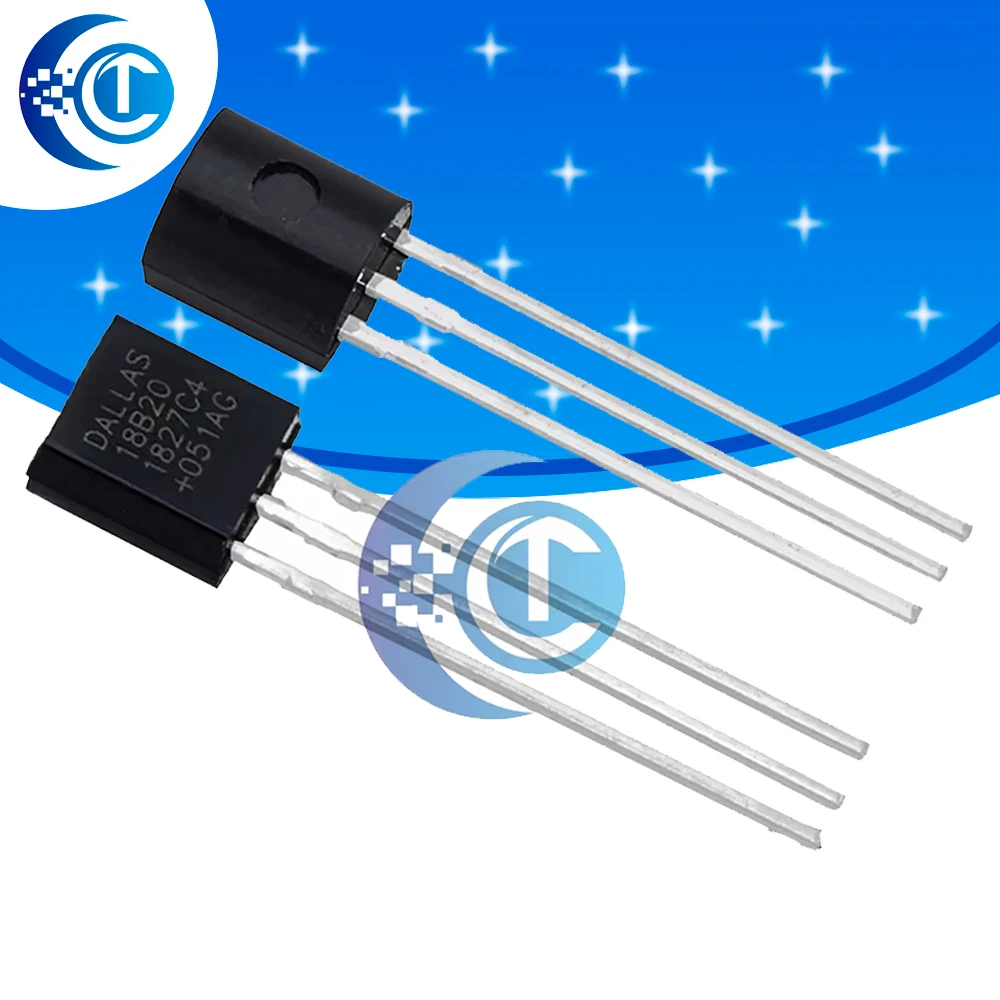 1pcs/5pcs/10pcs /lot Sensor Electronic chip DS18B20 TO-92 18B20 chips Temperature Sensor IC 18b20 diy electronic