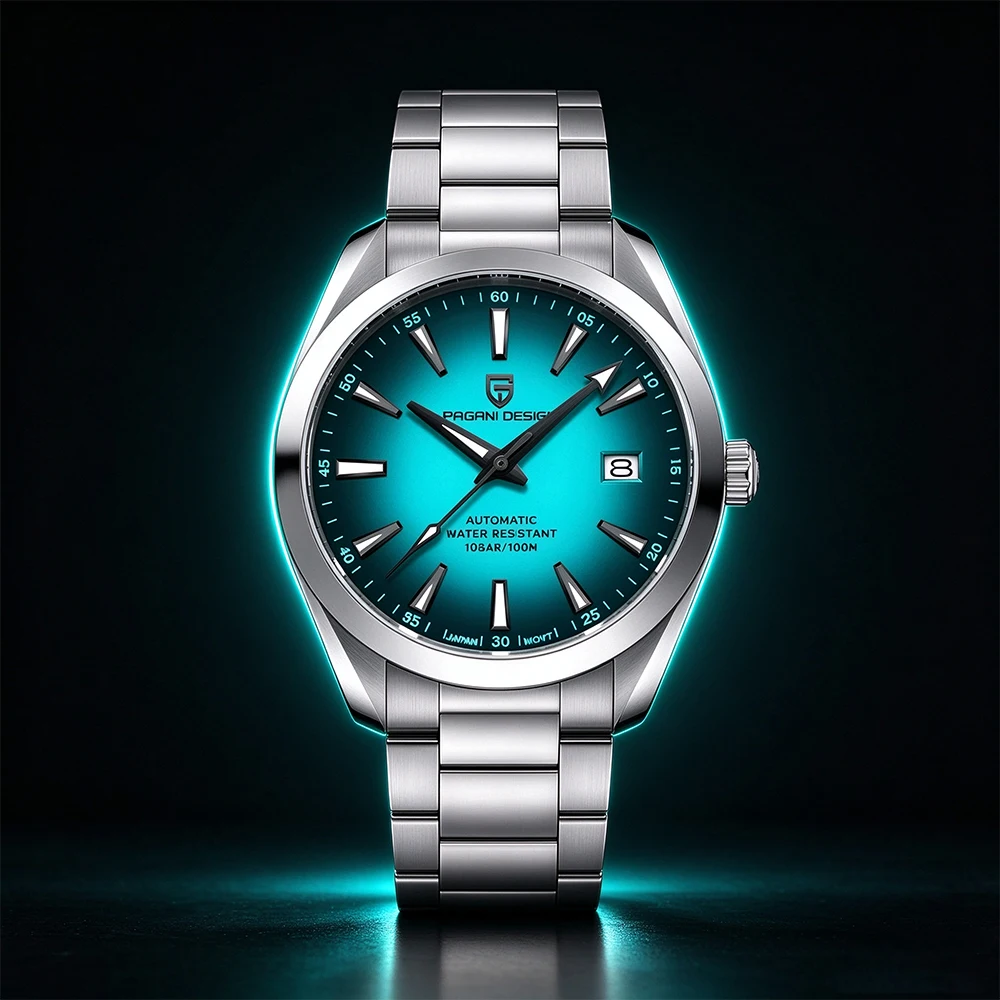 2026 PAGANI DESIGN V2 A150 42MM 8215 Mov Luxury Men Mechanical Watch 100M Waterproof Sapphire Glass Stainless Steel Men's Automatic Watch Gift Watches PD-1688