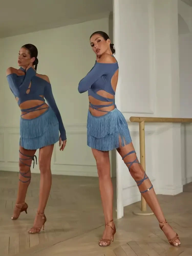 أوتار الساق للرقص اللاتيني، إكسسوار أنيق ومثير من ZYMdancestyle # بي تي إس