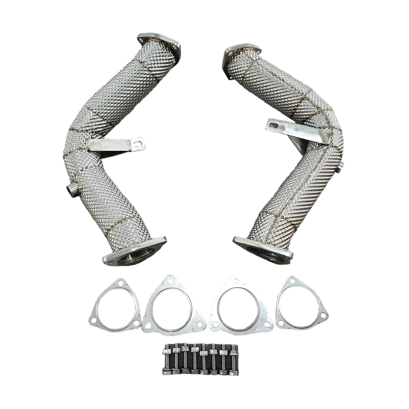 Racing Downpipe For Audi S4 S5 A6 A7 A8 B8 Q5 SQ5 3.0 TFSI Downpipe 2007+