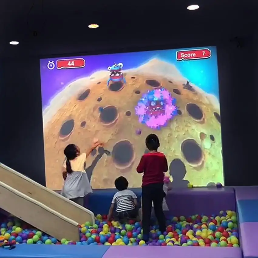 Interactive Screen Wall Projection Games Ball Interactive Projector Indoor Interactive Wall Projection Amusement For Kids