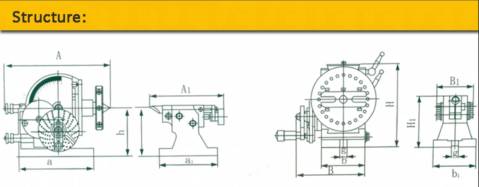 Universal dividing head bs2 machine tools accessories divider head semi-universal dividing head bs-2 for milling mach