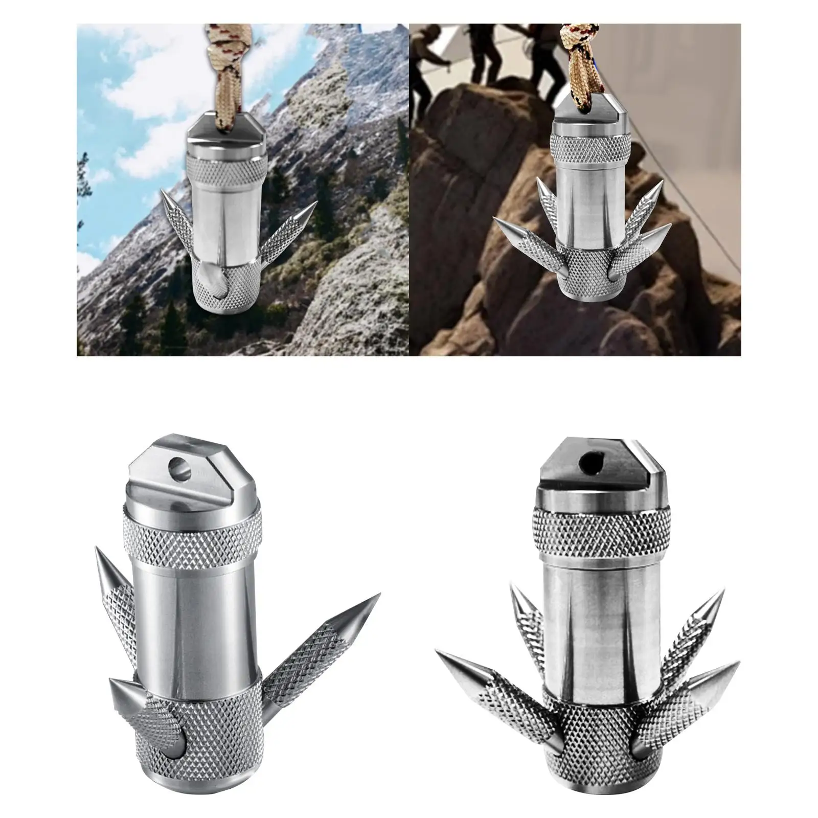

Grappling Hook Foldable Climbing Claw for Outdoor Activity Mountain Climbing