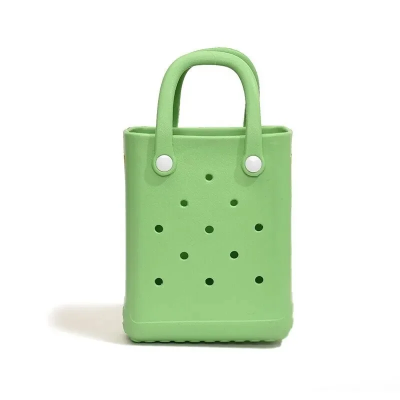 Strandtasche Picknick-Aufbewahrungskorb Sommer Damen Reisehandtaschen Mode Einkaufstasche Gummi EVA Wasserdichte Strandtasche Geldbörse – Detail 14