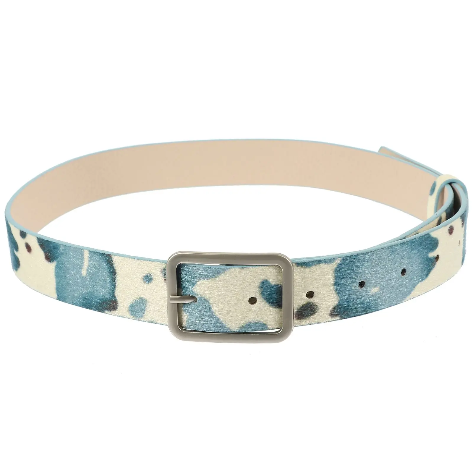 

Belt Wide Stretchy Western Belts for Women Adjustable PU Animal Print Fits Jeans Shorts Pants Accessories
