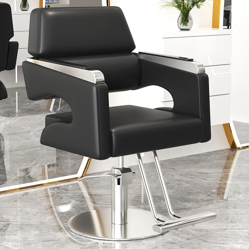 

Unique Beauty Barber Chairs Premium Design Style Minimalist Salon Chairs Space Saving Italian Friseurstuhl Salon Furniture