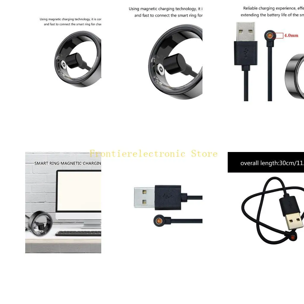G8DB 30cm Charging Cable Charging Accessory Charging Cord for 4mm Distance
