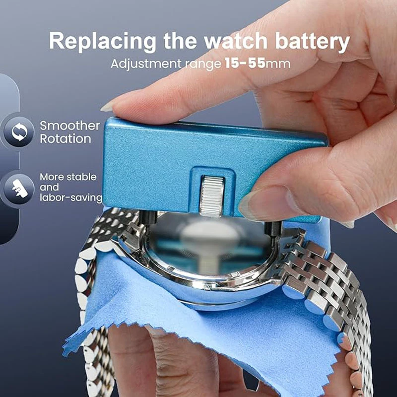 

Trendy Watch Link Removal Kit Watch Band Adjustment Strap Pin Removal Tool Kit Watch Chain Sizing Tool Spring Bar Tool Hammer