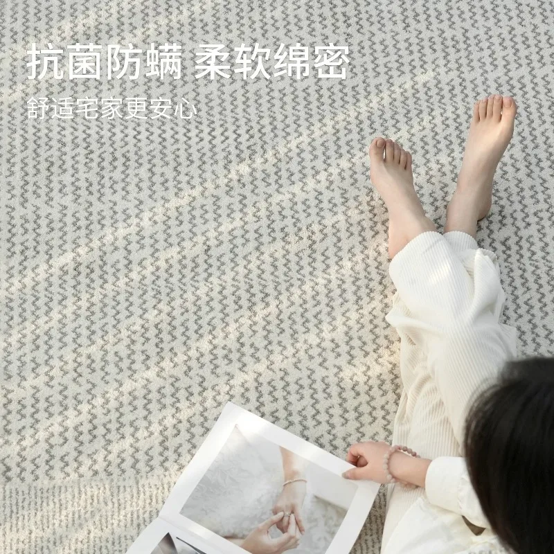 Tapis imperméable sans colle, couverture de table basse simple et moderne