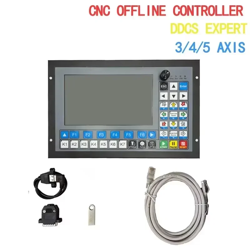 

The Newly Updated 3/4/5 Axis CNC Offline Controller Ddcs-expert Supports Tool Magazine/atc Stepping Drive Instead Of Ddcsv3.1