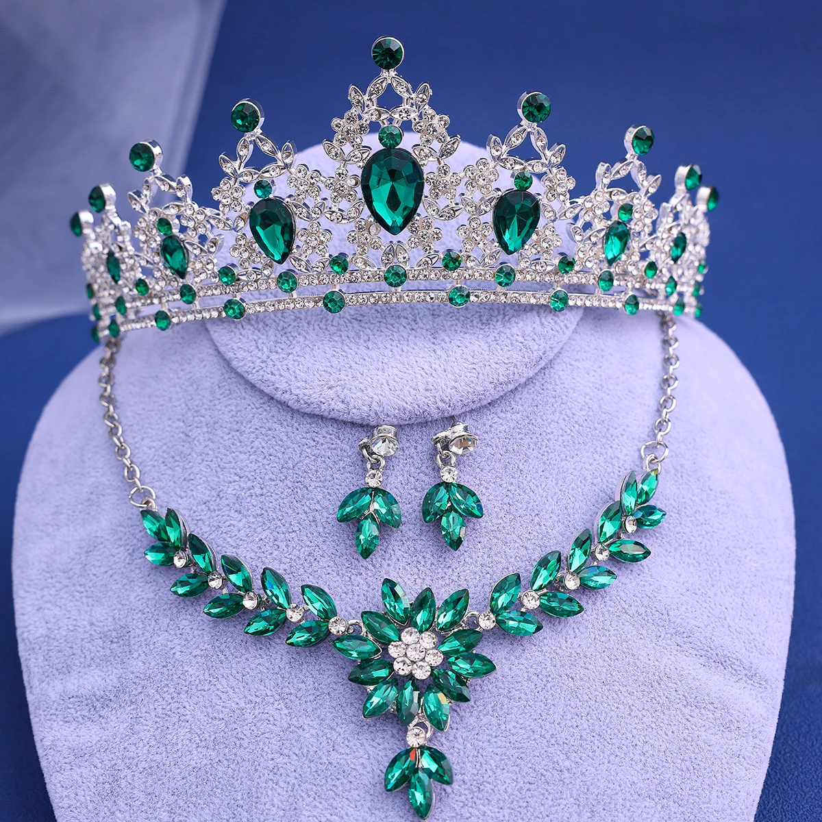 Wedding Crown Headwear Baroque Vintage Crystal Tiara For Women Bridal Crown Jewelry sets Hair Dress Accessories Jewelry
