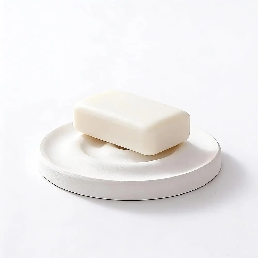 

Круглая подставка для мыла из диатомита и камня - Влагопоглощающий держатель для мыла для ванной и кухонной раковины, быстросохнущий держатель для губки, для мыла-крема