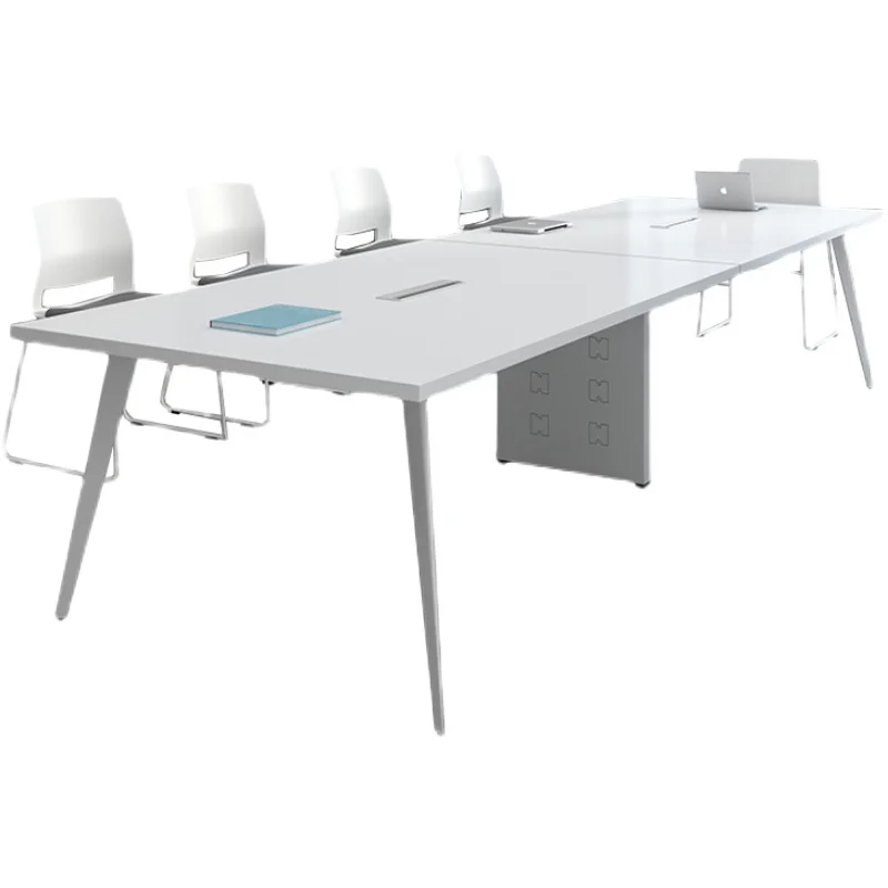 Wooden Modern Standing Decoration Office Desk Long Large Office Desk Conference Reception Multifunctional Tavolo Home Furniture