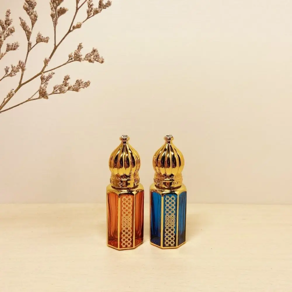 Portable Electroplating Mini Dropper Bottles 6ml Refillable Perfume Bottle Empty Luxury Essential Oil Bottle Gifts