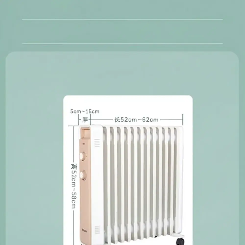 Universal Electric Heater Cover Full Protection Dust Shield Elastic Fabric Radiator Organizer Home Maintenance