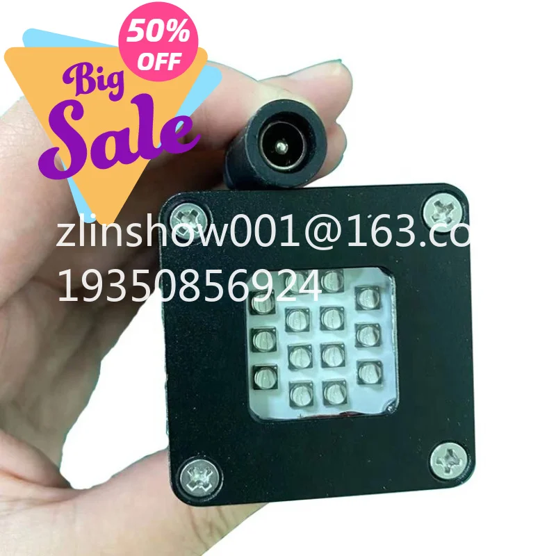 Hand-held Medical UV LED Curing Lamp 365/385/395/405/450nm 20x20mm Irradiation Fan Cooling Portable