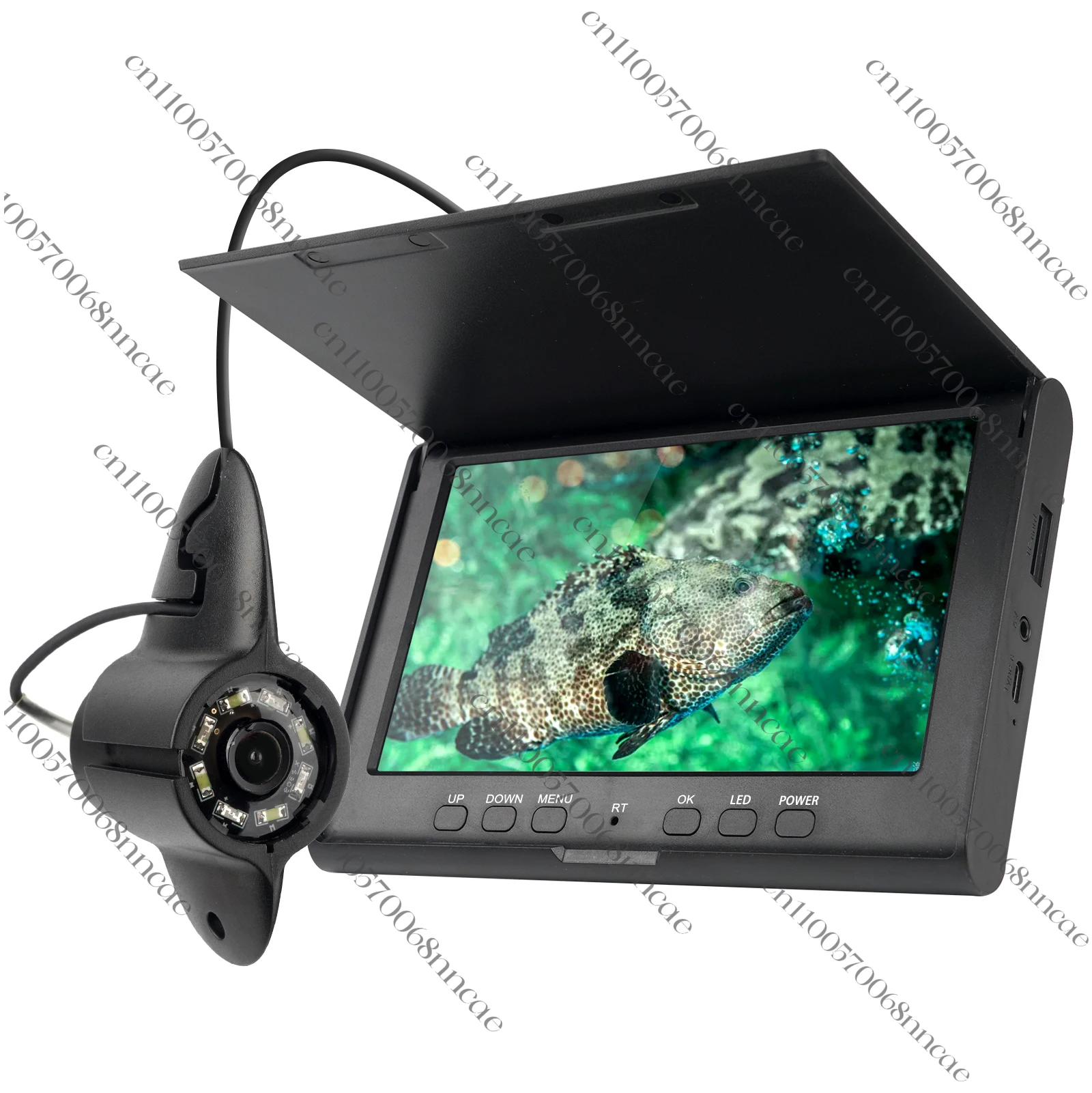

Dearsee 15M Portable Fishing Camera With 7 Inch LCD Monitor Underwater Camera for Ice Sea Fishing