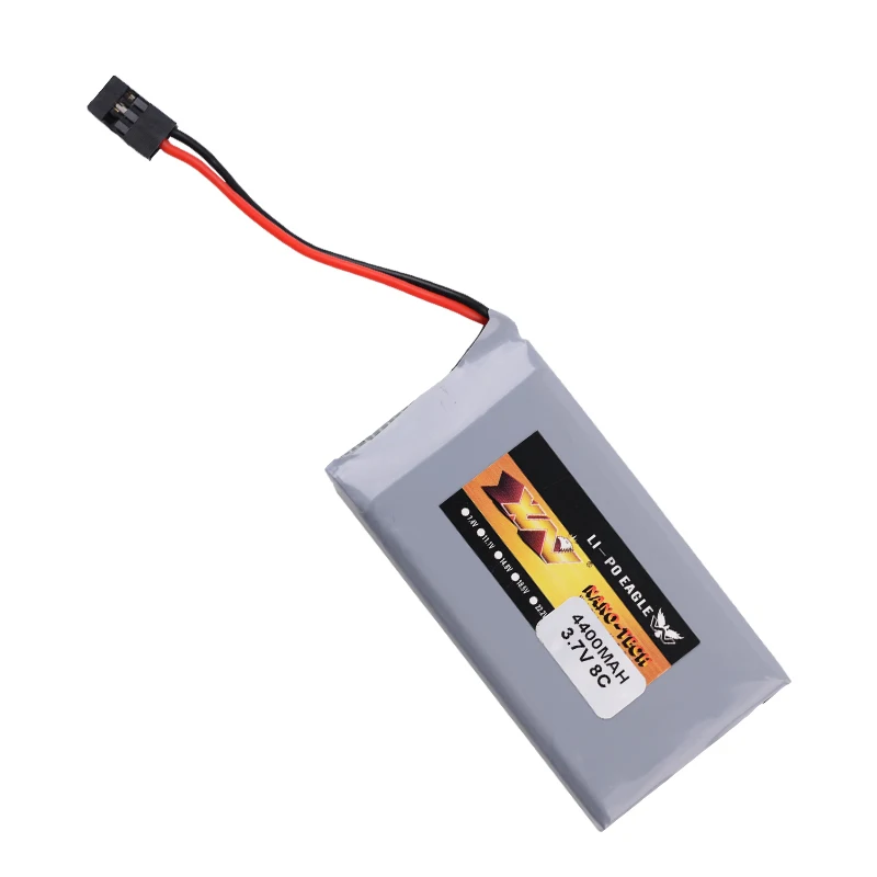 Batteria Lipo 3.7V 4400mAh 8C per batterie GRAUPNER MZ-18 MZ-24 RC MZ18/MZ24 accumulatore telecomando per aeromodelli