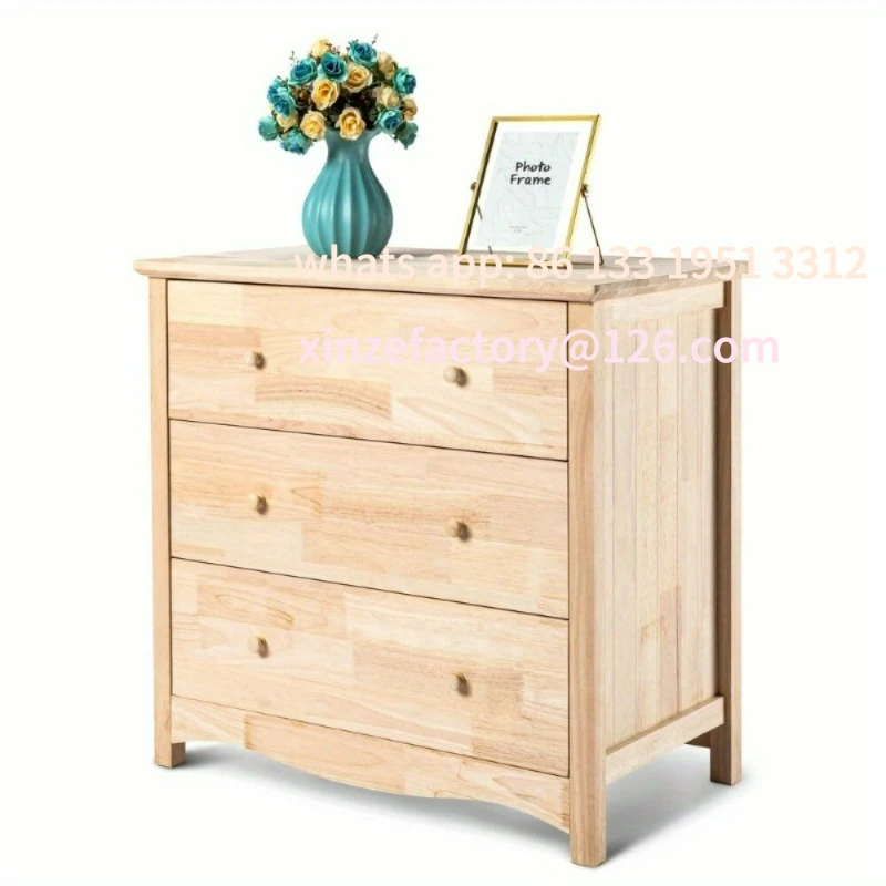 

Customizable 3-Drawer Dresser for Bedroom Vintage Dressers Chests of Drawers