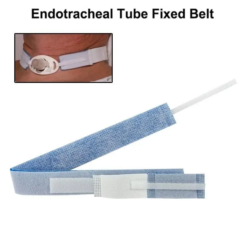 (.)  Tracheal Catheter Ultra-soft Fixation Tracheostomy Tube Strap Soft Sponge Neck Support Tracheostomy Fixed Belt Holder