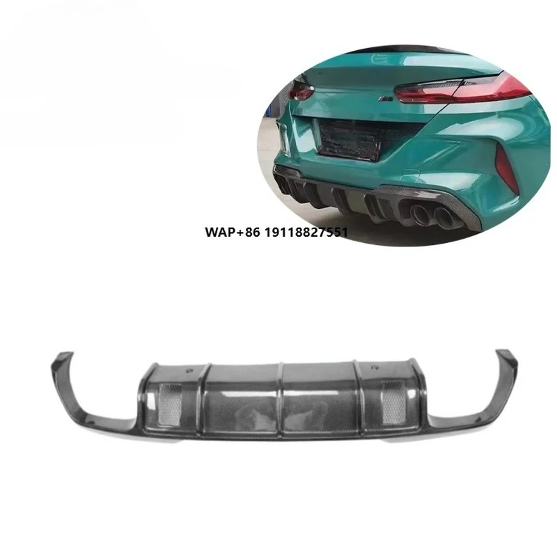 

New Arrivals Vor Style Lightweight Carbon Fiber Diffuser Rear Bumper Lip for F91 F92 F93 M8 2020 up