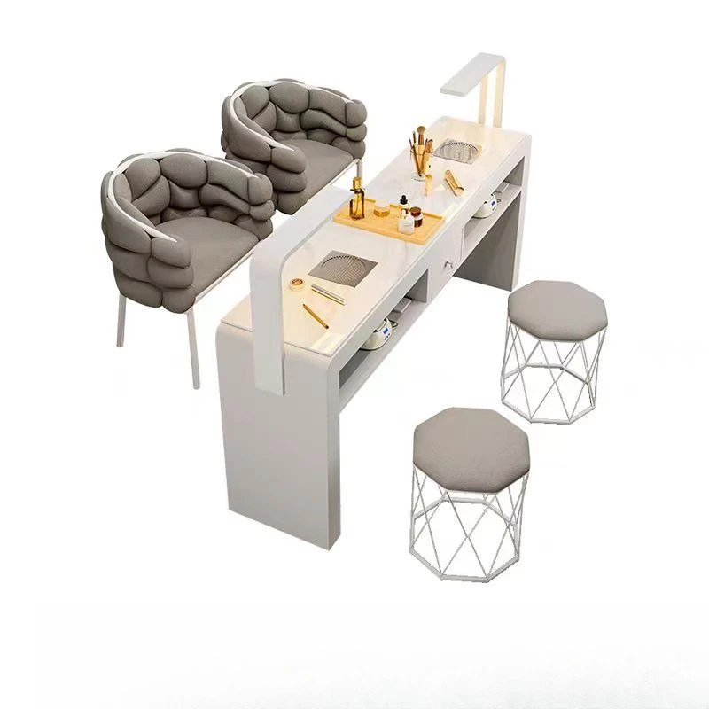 

Multifunctional, manicure table and chair set,single and double, light luxury Internet celebrity ins manicure table