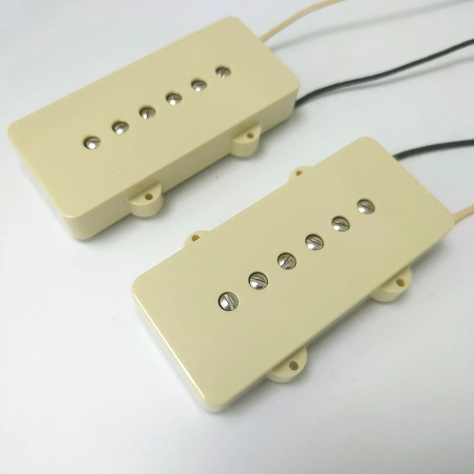 2pcs Alnico 5 Vintage Single Coil Electric Guitar Pickups for Jazz, M-Aster Style, Guitar Replacement Parts