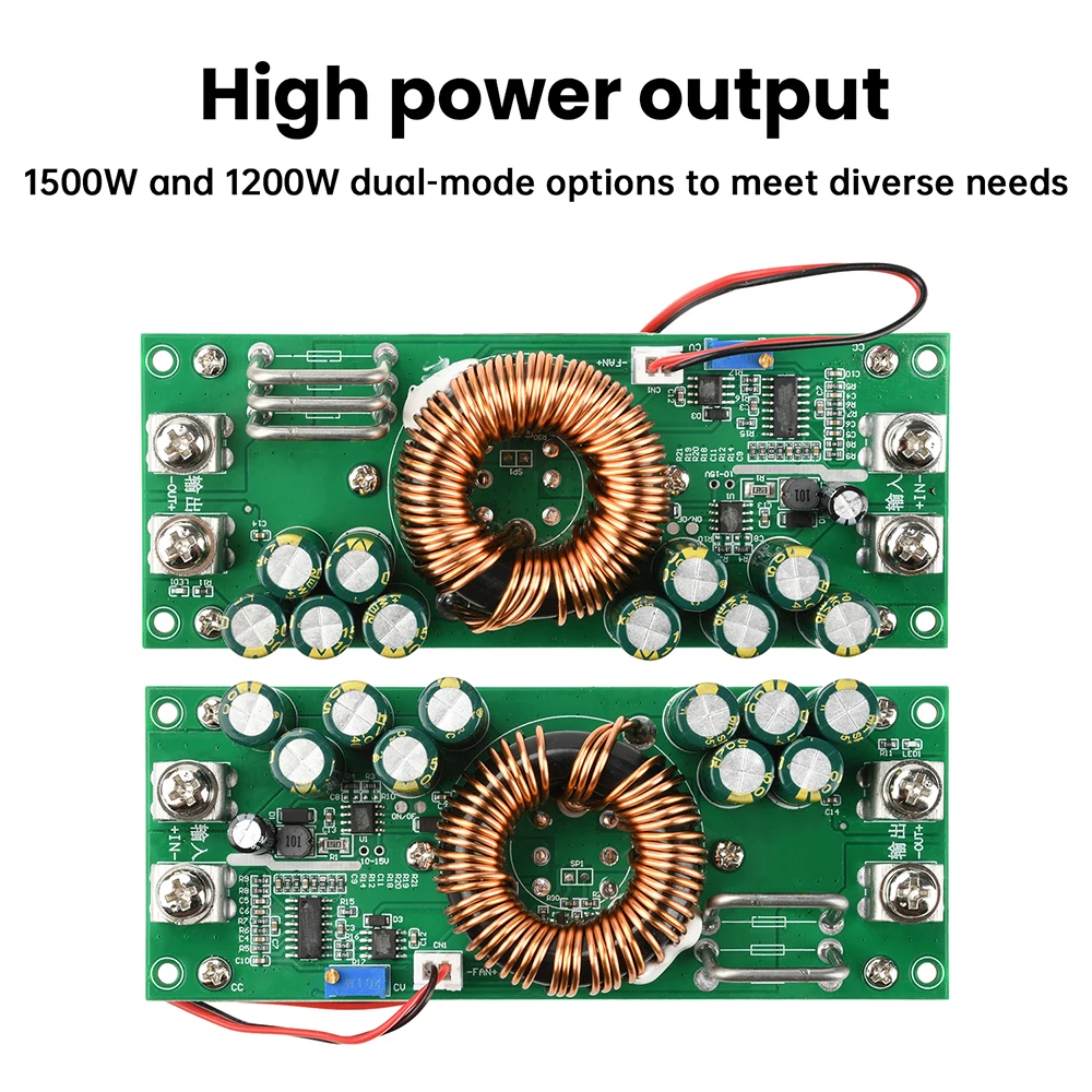 High-Power Buck Module 1500W 1200W Synchrone Rectificatie Verstelbare Constante Spanning Power Module voor Elektronica