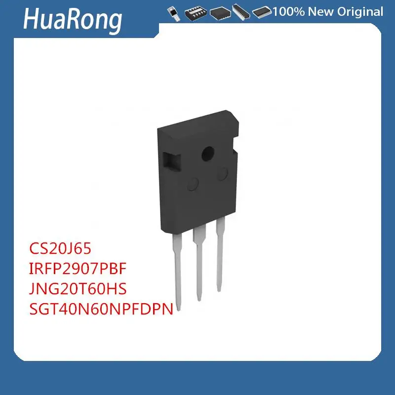 5Pcs/Lot    CS20J65    20J65   IRFP2907PBF  JNG20T60HS  SGT40N60NPFDPN TO-247