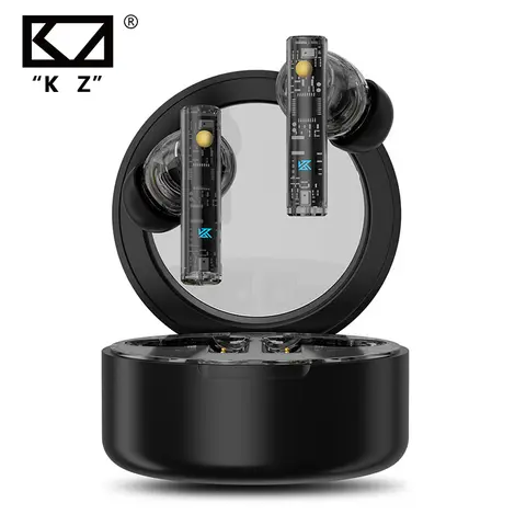 KZ Carol ANC 진정한 무선 TWS Bluetooth 5.3 이어폰 6 마이크 능동형 소음 차단 이어폰 방수 스테레오 이어 버드